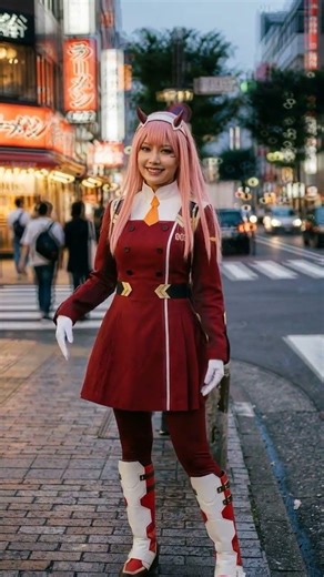 Zero two la piloto de Franxx #zerotwo #darlinginthefranxx #Anime #ia