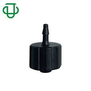 [Hot Item] Black PP 1/16"ID Tubing Male Luer Integral Lock Ring to 1.6mm Barb Luer Lock Adapter Tube Connector for UV Resist