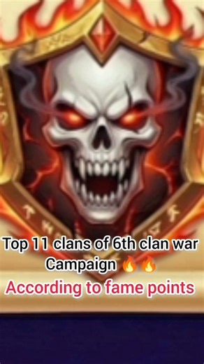Zooba clan edit | Top 11 clans in 6th clan war campaign|