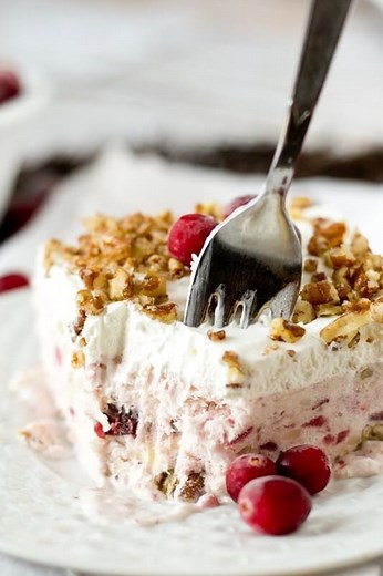 Frozen Cranberry Dessert