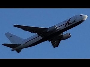 *Great Sound* ABX Air Boeing 767-281(BDSF) [N797AX] Takeoff from PDX
