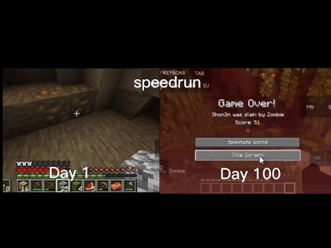 Minecraft speedrun hardcore | died in last 💔 | mojo launcher