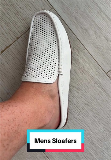 Men’s Backless Perforated Loafers - Sloafers Men’s loafers, backless loafers, perforated loafers, breathable shoes, slip on shoes, summer footwear, casual loafers, driving shoes, lightweight shoes, comfort footwear, men’s mules, travel shoes, everyday shoes, wide fit shoes, holiday footwear, non slip sole, smart casual, vegan leather shoes, walking shoes, men’s fashion. Price Disclaimer: Due to rapid price updates on TikTok Shop, the price may change at any moment. Please check the checkout for 