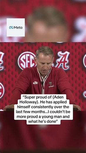 Nate Oats on how proud he is of Aden Holloway being back in the program. #rolltide