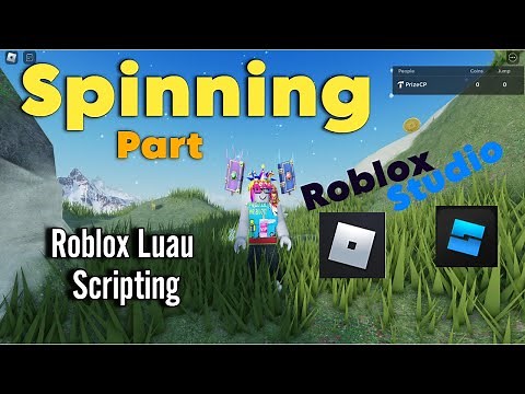 How to make a SPINNING PART | Roblox Studio Scripting