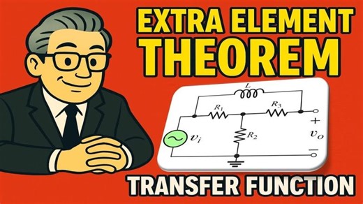 Complex RL Circuit Transfer Function 💡 Using Middlebrook’s Extra Element Theorem (EET)