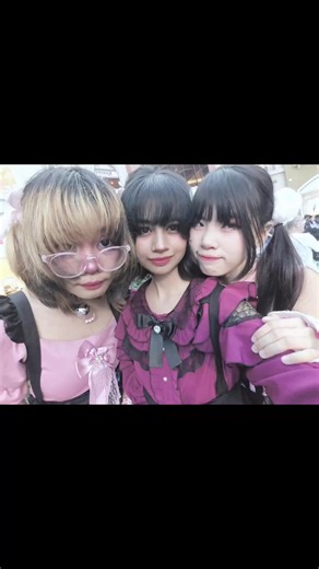 LANDMINE GIRLS! ໒𐔌՞˶´ ˘ `˶՞𐦯ა w/ @れいじいさと(long black hair) @gepard’s husband💉❄️(red jirai coord)#量産型 #jiraikei #地雷 #麺ヘラ #地雷系