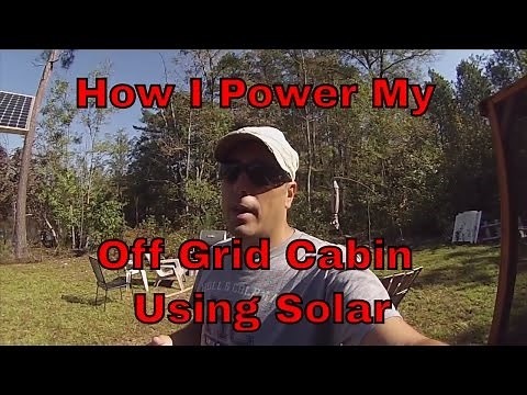 My Off Grid Cabin Solar Power Setup: Components, Wiring, etc.
