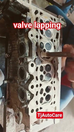 valve lapping #mechanic #tutorial #shorts #video