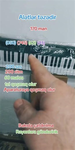 Sintezator Təzə Qutuda 0507456393 vp