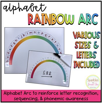 Alphabet Arch | Alphabet Arc for Orthographic Mapping {Various sizes & styles}