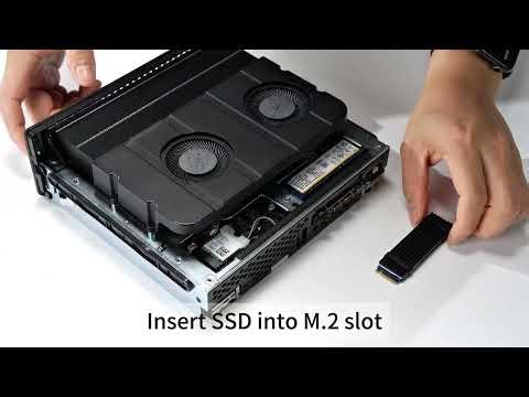 How to install the MSS1 MAX #minisforum #minipc