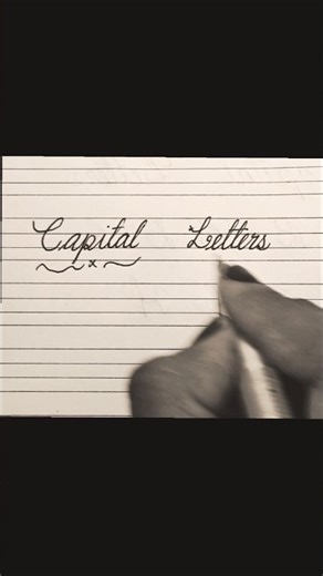 Capital Letters |cursive writing practice|