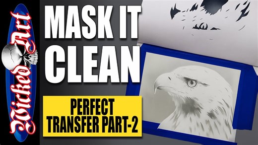 Apply and remove airbrush masks like a pro part 2