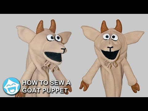 How to Sew a Goat Puppet