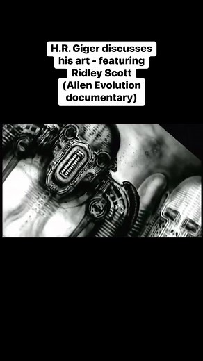 H.R. Giger discusses his art - featuring Ridley Scott (Alien Evolution documentary) | Alien_Theory