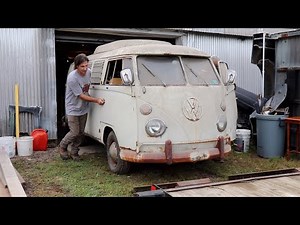 Old VW Bus Saved from the Scrap Yard - - 1967 SO42 Westfalia Camper