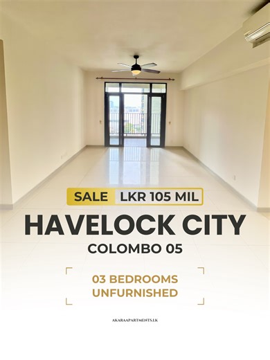 Luxury Apartment for Sale in Colombo 05 🌆 Located in Havelock Road This luxury apartment for sale in Havelock City comes unfurnished with 1,350 Sq. ft ✨ Highlights: 🛌 03 Bedrooms | Unfurnished 🏙 Lower Mid Floor with City View 🏊‍♂ Gym / Pool and more. 📌 Property Code: A46953 💲 LKR 105 Million 📞 Want to arrange a viewing? Call us at ‪ 94 77 374 4156‬. . . . Looking for more apartments for sale in Colombo 05? DM us or give us a call, we’ll help you find your perfect match. . . . #apartmentfo