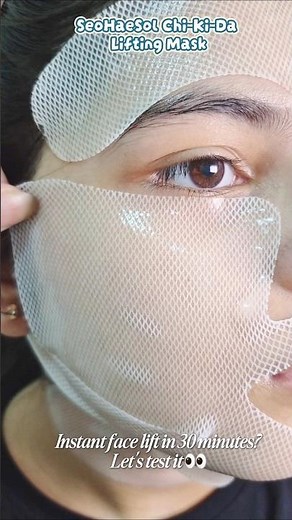 Instant Face Lift in 30 Minutes! ✨ SeoHaeSol Chi-Ki-Da Mask Review | StyleKorean Black Friday