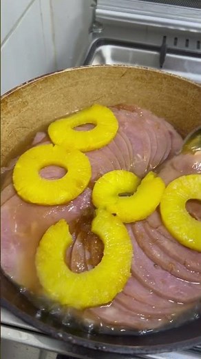 How to cook glazed ham without oven, easy and quick! #glazedham #ham
