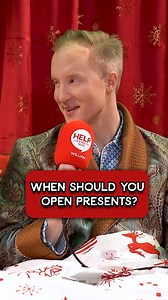When do you open yours on Christmas Day? | William Hanson