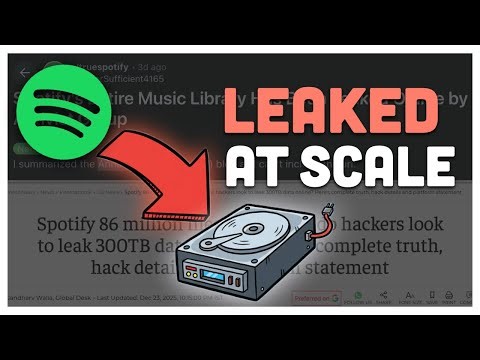 The Largest Media Leak in History? (300TB of Spotify Data)