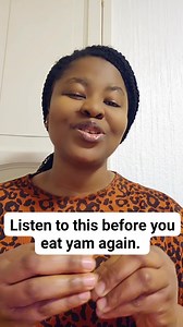 822K views · 16K reactions | Listen to this before you eat yams again. #everyoneシ゚ #everyone #explore #fypシ゚ #health #education Steph Ify | Steph Ify blogs | Facebook