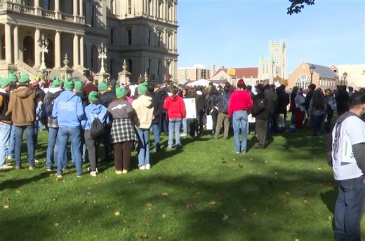 Pro-life supporters rally at Michigan Capitol for stricter abortion limits