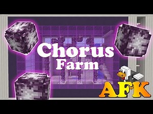 Minecraft 1.9 - AFK Chorus Farm