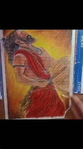 Kantara Chapter 1 Colour Drawing 🔥#shorts​​ #art​​ #drawing​​ #kantarachapter1​​ #kantara