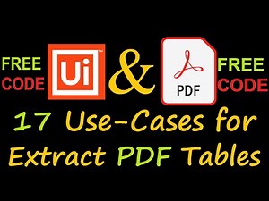 Transform PDFs into Tables with UiPath Magic!
