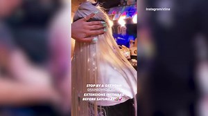 Christina Aguilera celebrates with bottles of wine at XTINA Pride 2022 Pop Up