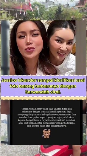 Berita Artis Jesica Iskandar dan Sarwendah