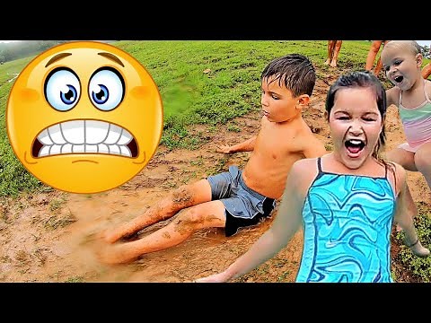MUD SLIDE!!!💦