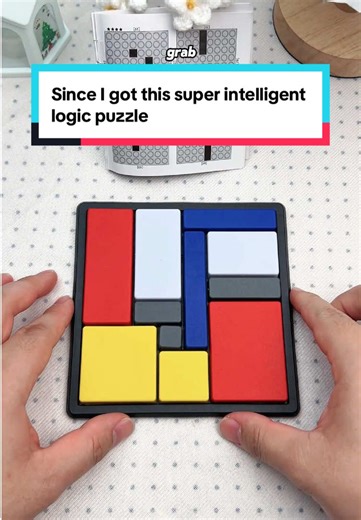 Since I got this super intelligent logic puzzle #TikTokShopHolidayHaul #puzzle #educational #braingames #Educationaltoys