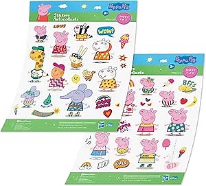 Desert Cactus Peppa Pig Sticker - 50 Peppa Sticker Premium Vinyl Decal Made in USA for Laptop Water Bottle Car Scrapbook Decorations Birthday Favor Party Supplies (2-22)