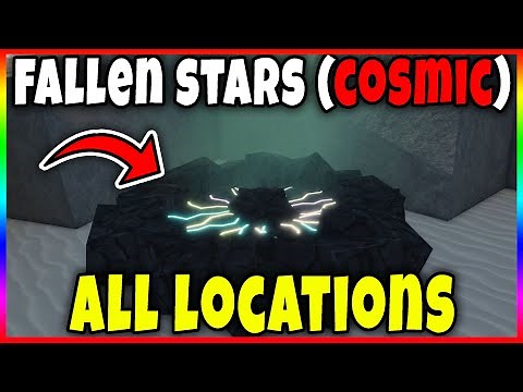 ALL FALLEN STARS (COSMIC RELICS) LOCATIONS (STARFALL EVENT) [FISCH] - Roblox