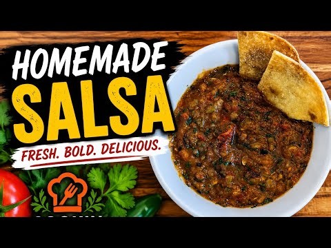 The BEST Homemade Salsa Recipe | Fresh, Flavorful & Easy To Make!