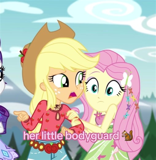 Applejack y Fluttershy: ¡El amor por los ponis!