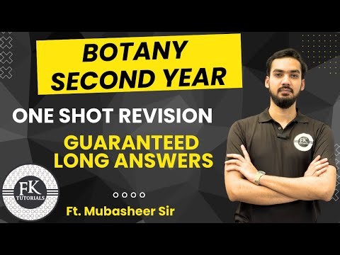 ☘️Botany Second Year One Shot Revision 2026 | Important Long Answers | TS & AP board | FK Tutorials