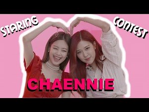 BLACKPINK Rosé x Jennie "Staring Contest"