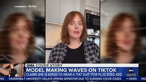 "Just use real plus-size women, because there are so many gorgeous plus sized women out there." A model making waves on TikTok claims she was asked to wear a "fat suit" for plus sized ads. | Good Morning America
