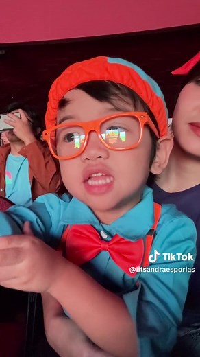 I wouldn’t trade these moments for anything. Ethan had so much fun watching Blippi: The Wonderful World Tour.🧡💙 at the end of the video, he said, 'Thank you, Mama. @Blippi