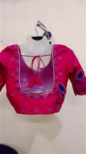 💕🥻Cut Work Embroidery Blouse Design | stitching #shorts #shortfeed