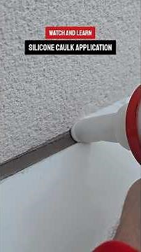 Watch and learn- Mastic Man- Silicone caulk application 👑💯#HomeImprovement #DIYProjects #Skills