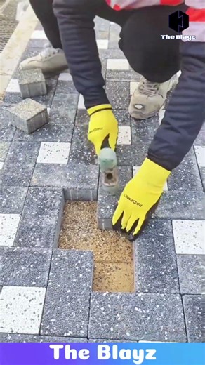 This Floor Design is Coming Together PERFECTLY! 🧱✨ The Brick Pattern is So SATISFYING to Watch!