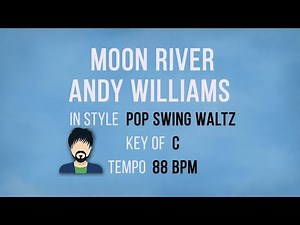 Moon River - Karaoke Male Backing Track