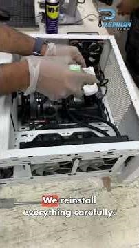 Gaming PC Service | Deep Cleaning & Thermal Paste Replacement #computerrepair #dohaqatar #pcbuild