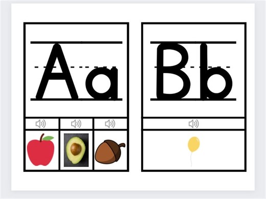 Printable Alphabet Flashcards, Preschool Learning (digital Download) - Etsy UK