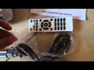 Test mini vidéoprojecteur DBPOWER